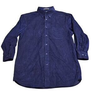 Daniel Cremieux Corduroy Button Down Shirt Long Sleeve Casual Top Mens‎ M